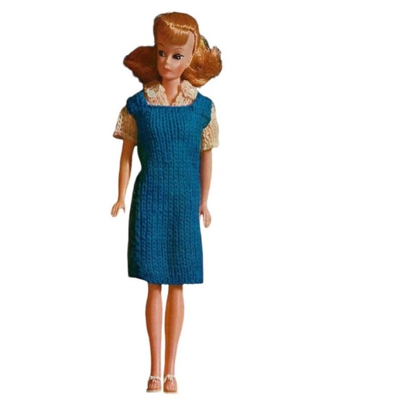 Fits Barbie Fashion Doll Clothing 1950s Clothes Easy Knitting Pattern Beginners - Picture 5 of 8